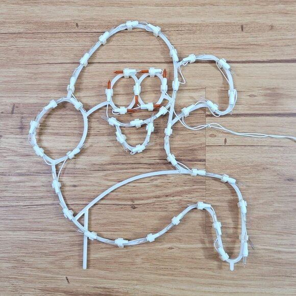 Seasons Dazzlers Halloween Light Up Ghost Silhouette Works 45 Lights VTG 1996 - Picture 5 of 8